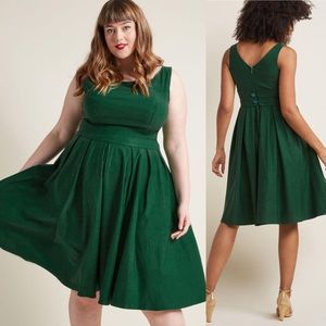 Certified Stunner Midi Dress Green 3x
